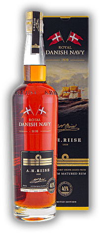 A.H. Riise Danish Navy Rum 40%