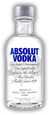Absolut Blue Vodka 0,2 Liter