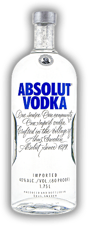 Absolut Blue Vodka 1,75 Liter