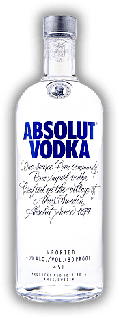 Absolut Blue Vodka 4,5 Liter