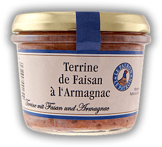 Arnaud/Le Patron Terrine de Faisan à l'Armagnac - Terrine vom Fasan mit Armagnac 180g