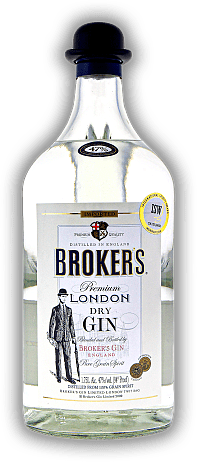 Broker's Premium London Dry Gin 47% 1,75 Liter
