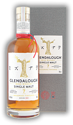 Glendalough 7 Years Old Single Malt Mizunara Oak Finished Irish Whiskey 46%
