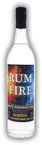 Hampden Estate Rum Fire White Overproof Rum 63%