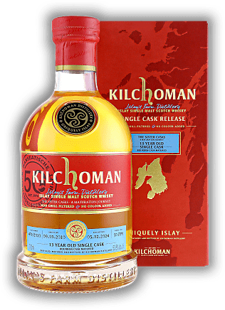 Kilchoman The Sister Casks 13 Jahre First Fill Bourbon Barrel Cask No. 479/2010 53,8%