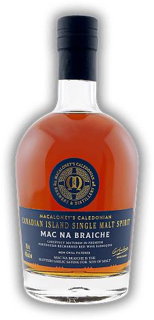 Macaloney's Caledonian Mac Na Braiche Canadian Island Single Malt Spirit