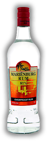 Marienburg White Rum 81% Suriname