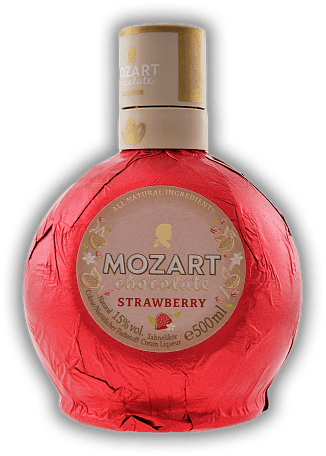 Mozart White Chocolate Strawberry Cream 0,5 Liter