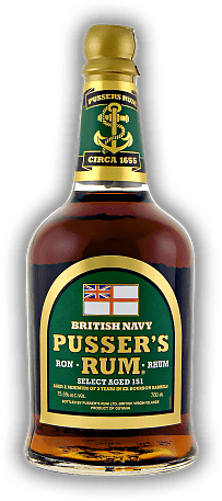 Pussers British Navy Green Label Select Aged 151