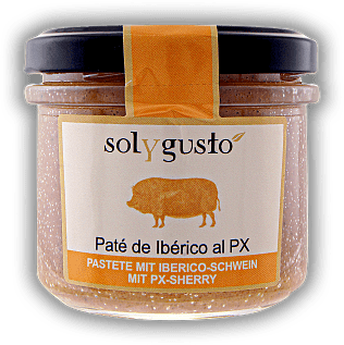 Sol y Gusto Paté de Iberico al PX - Pastete vom Ibérico-Schwein mit Pedro Ximénez Sherry 100g