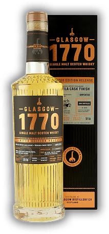 1770 Glasgow Single Malt 2018/2023 Tequila Cask Finish Single Cask Kirsch Import Germany Exclusive 58%