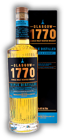 1770 Glasgow Single Malt Scotch Whisky Triple Distilled Smooth & Vibrant