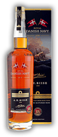 A.H. Riise Danish Navy Strength Rum 55%