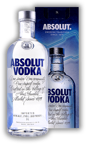 Absolut Blue Vodka 3,0 Liter
