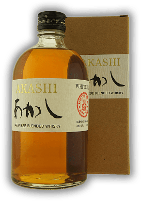 Akashi Japanese Blended Whisky White Oak Distillery White Label 40%