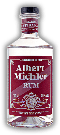 Albert Michler Jamaica & Trinidad Artisanal White Rum 40%