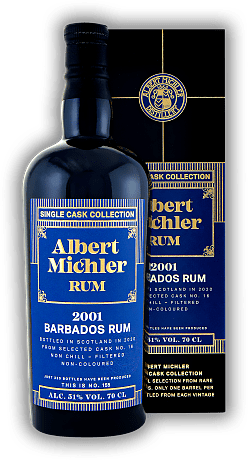 Albert Michler Single Cask Barbados 19 Years 2001/2020 51%