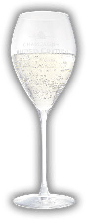 Alfred Gratien Champagner Glas bauchig