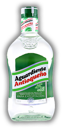 Antioqueno Aguardiente ( Zuckerrohrschnaps ) Kolumbien Sin Azucar (ohne Zucker) 24%