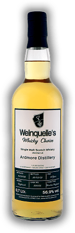 Ardmore Weinquelle's Whisky Choice 13 Years 2008/2022 Bourbon Hogshead Cask No. 800136 56,9%