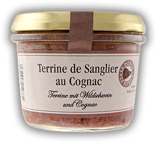 Arnaud/Le Patron Terrine de Sanglier au Cognac - Terrine vom Wildschwein mit Cognac 180g