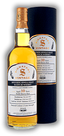 Aultmore Signatory Vintage 10 Years 2011/2022 Sherry Butt #305609 57,3%