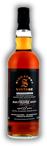 Aultmore Signatory Vintage 17 Years 2007/2024 100 Proof Exceptional Cask Edition #1 57,1%