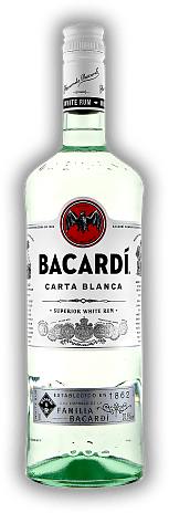 Bacardi Carta Blanca 1,0 Liter