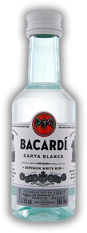 Bacardi Carta Blanca PET 0,05 Liter