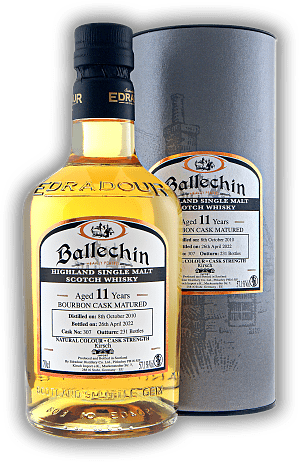 Ballechin 11 Years 2010/2022 Heavily Peated Bourbon Cask #307 57,1%