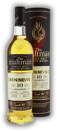 Ben Nevis The Maltman 10 Years 2013/2023 Refill Butt No. 3446 50,5%