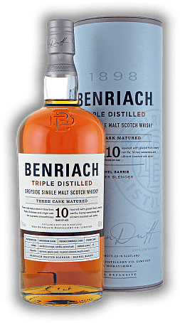 Benriach 10 Years Triple Distilled 1,0 Liter