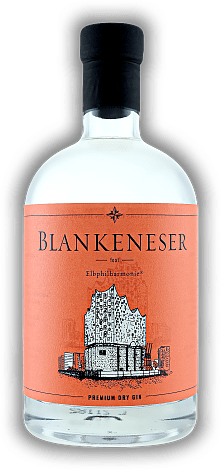 Blankeneser Premium Dry Gin - Motiv 'Elbphilharmonie'