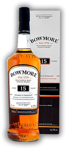 Bowmore 15 Years Golden & Elegant 1,0 Liter