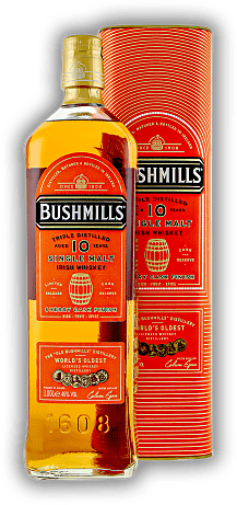 Bushmills 10 Years Single Malt Whiskey Sherry Cask Finish 1,0 Liter