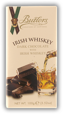 Butlers Irish Whiskey Dark Schokoladentafel 100g