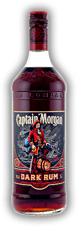 Captain Morgan Black Label Dark Rum 1,0 Liter