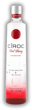Ciroc Red Berry Flavoured Vodka from Fine French Grapes
