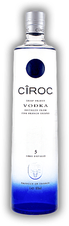 Ciroc Vodka Distilled from Fine French Grapes 1,0 Liter