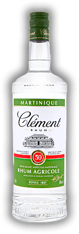 Clement Rhum Agricole Blanc 50% 1,0 Liter