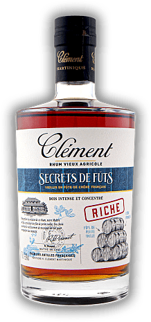 Clement Tres Vieux Rhum Agricole Secrets de Futs Riche 42,4%