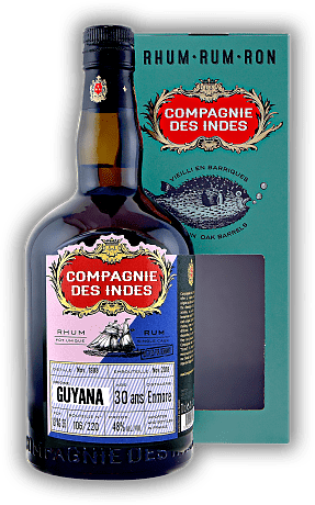 Compagnie Des Indes Guyana 30 Jahre Cask Strength 1988/2018 (Enmore Distillery)