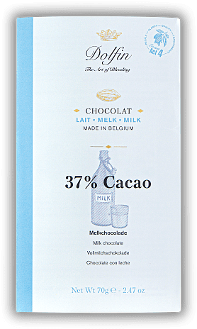 Dolfin Vollmilch Schokolade 37% 70g