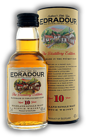 Edradour 10 Years Single Malt Whisky 0,05 Liter