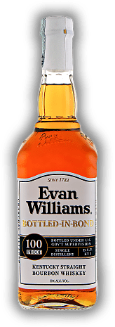 Evan Williams White Label Bottled in Bond 50%