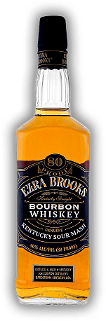 Ezra Brooks Black Label Bourbon 4 Years 40%