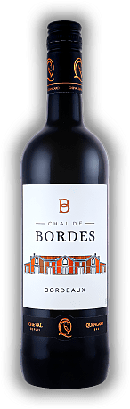 Chai de Bordes-Quancard rouge, Cheval Quancard, 80% Merlot - 20%...