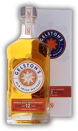 Gelston's Irish Single Malt Whiskey 12 Years Rum Cask Finish