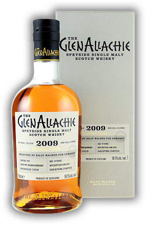 GlenAllachie Single Cask 2009/2023 Madeira Barrique Cask #7651 "bottled for germany"