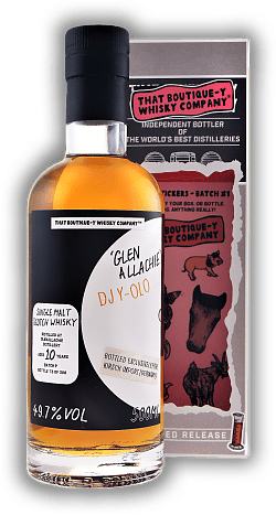 GlenAllachie That Boutique - Y Whisky Company 10 Years Batch 9 49,7%